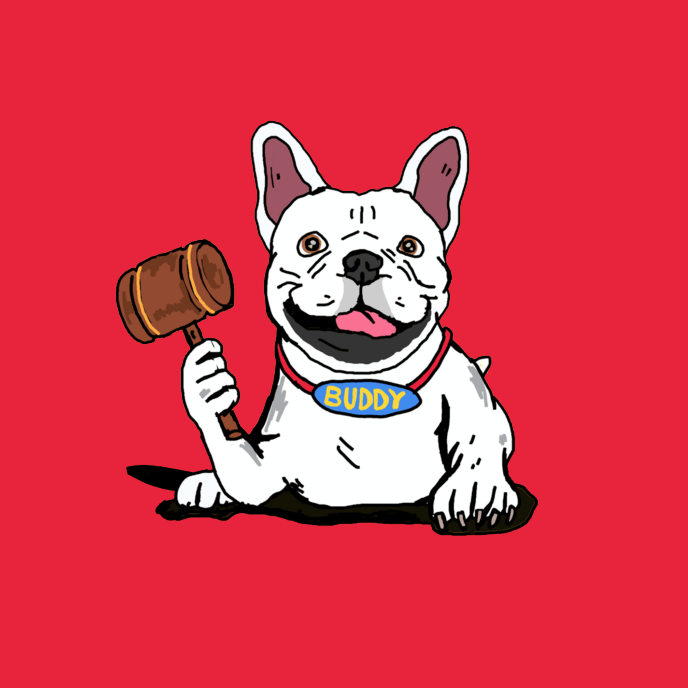 buddy the bulldog logo